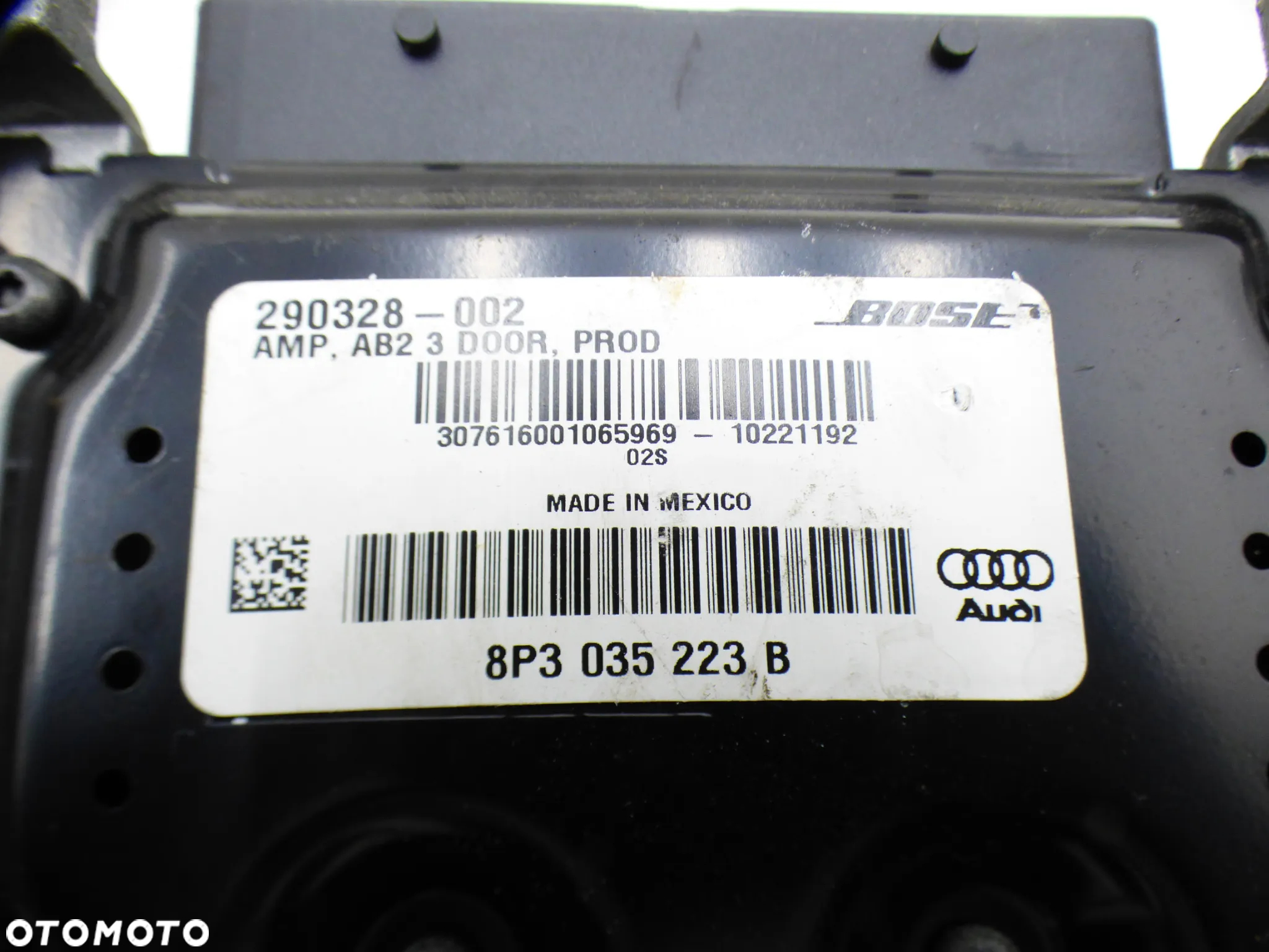 AUDI A3 8P GŁOŚNIKI BOSE WZMACNIACZ ZESTAW 8E0035411B 8H0035411B 8P3035223 GORLICE - 22