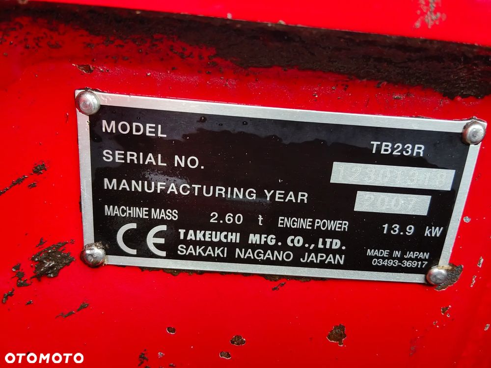 Takeuchi TB23R - 7
