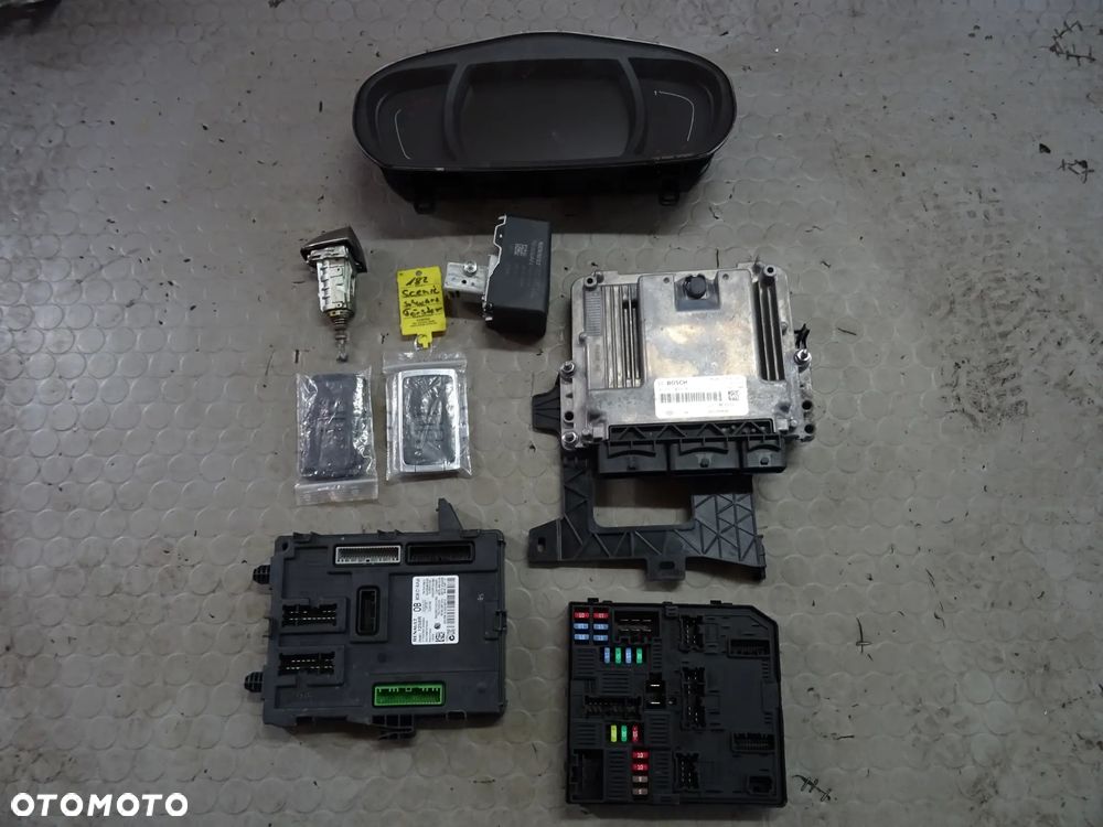 237106468R zestaw startowy Komputer licznik karta 1.6 Biturbo Renault Scenic IV czesci - 1