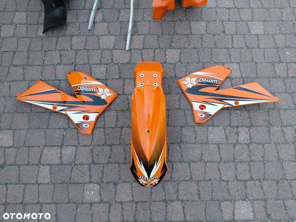 KTM EXC SX SXF 2004-2007 POLIFT BUDA KOMPLET PLASTIKÓW OWIEWKI SIEDZENIE BAK AIRBOX STELAŻ NADWOZIE RESTYLE LIFT - 8