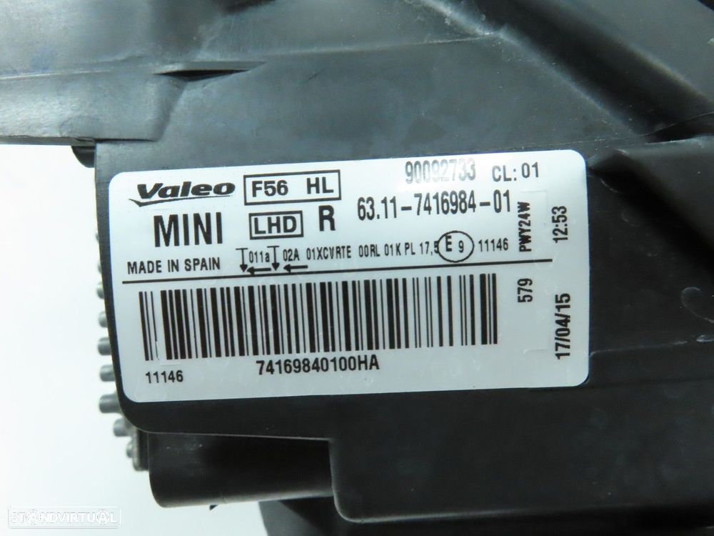 Conjunto de faróis LED Seminovo/ Original MINI MINI (F56)/MINI MINI (F55)/MINI M... - 6