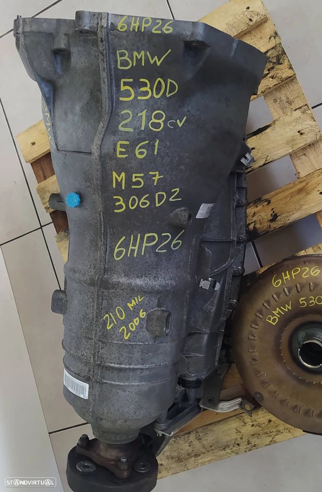 caixa automatica Bmw 6HP26 530D E60 / E61 M57 306D2 218cv ZF 6HP26 - 1