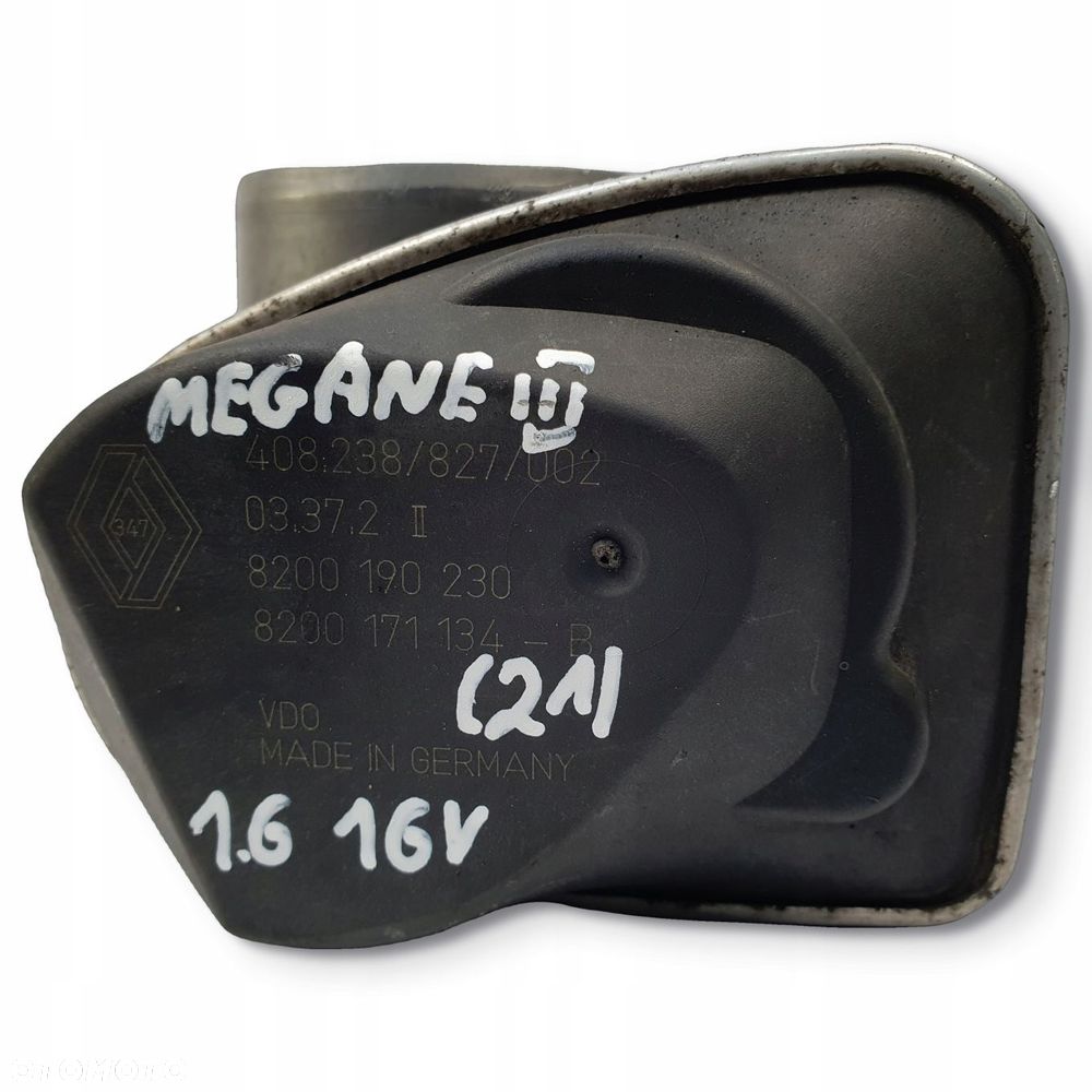 PRZEPUSTNICA Renault Clio Megane III 1.6 16V 8200190230 8200171134B - 11