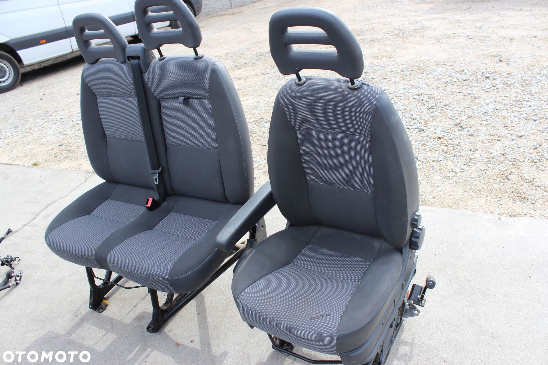 Fotele Komplet 2+1 Ducato Boxer Jumper 06-12r - 1