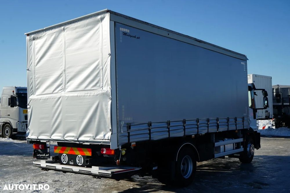 MAN EUROCARGO 160E25 E6 / CORTINĂ - 6 m / HAYON LATERAL / HAYON HIDRAULIC / AUTOMAT / - 5