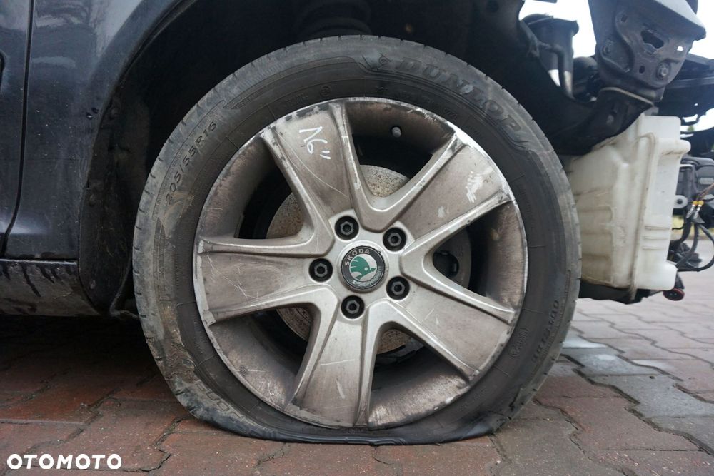 KOŁA FELGI ALUFELGI OCTAVIA II LIFT 16 5X112 6.5J ET50 1Z0601025T CRATERIS 16 5x112 16 5X112 6.5J ET50 SKODA 2008-2013 - 5