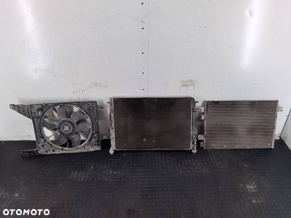 ZESTAW CHŁODNIC WODA KLIMA WENTYLATOR DACIA LOGAN 872256L 1.5 DCI - 8