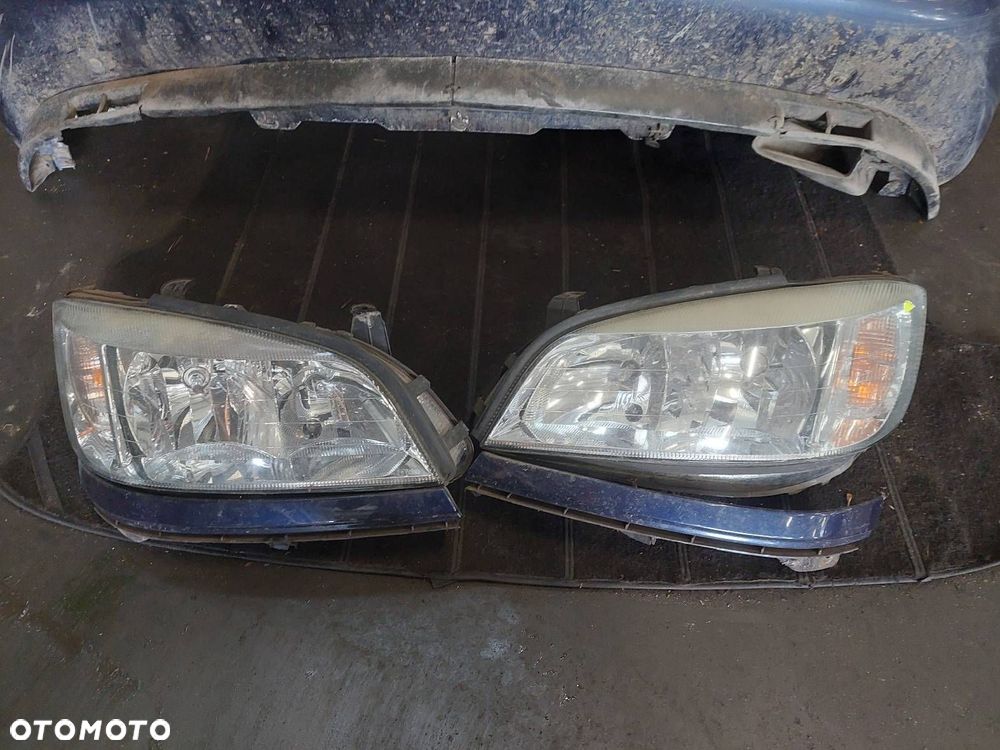 ZDERZAK PRZÓD + LAMPA LEWY PRZÓD + PRAWY PRZÓD OPEL ZAFIRA A Z282 - 2