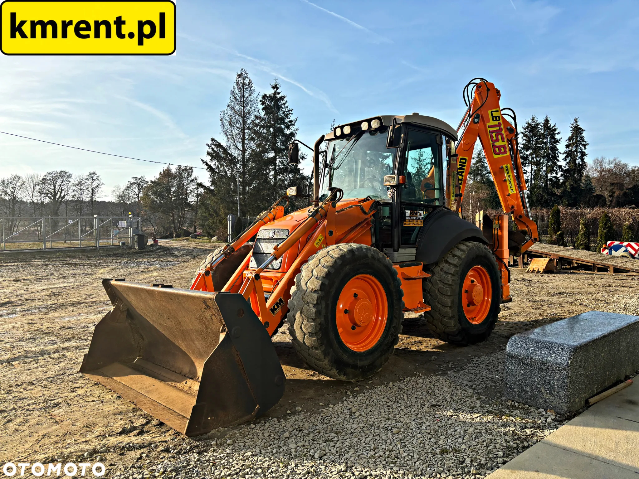 New Holland LB 115B-4PS KOPARKO-ŁADOWARKA 2007R. | 110 JCB 3CX CASE 590 580 CAT 428 432 - 9