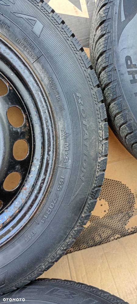 Felgi stalowe z oponami 165/70 R14 4X98 ET35 Fiat Doblo I Lift - 6