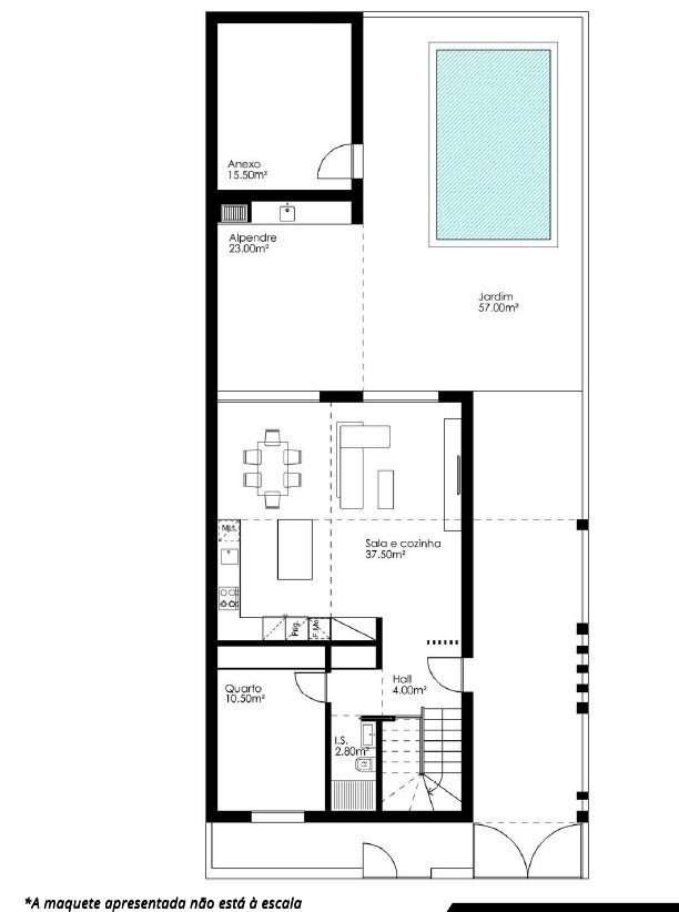 Moradia Isolada T4 de Arquitetura Contemporânea com Piscina – Montijo - Grande imagem: 5/6