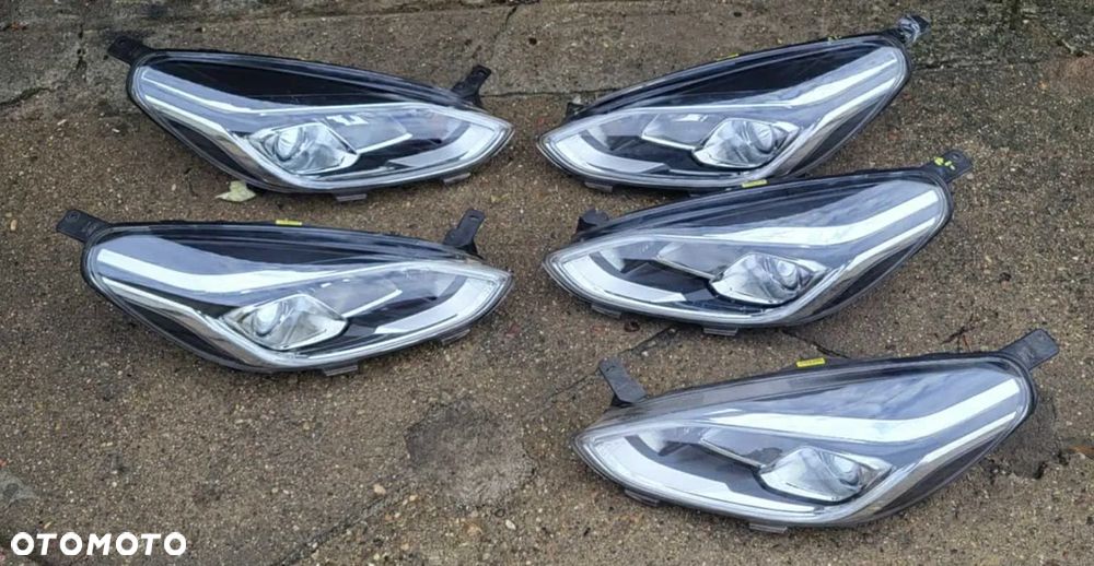 Ford Fiesta Mk8 17r- lampy lampa reflektor soczewki, zwykłe, full led maska lampy pas błotniki - 1