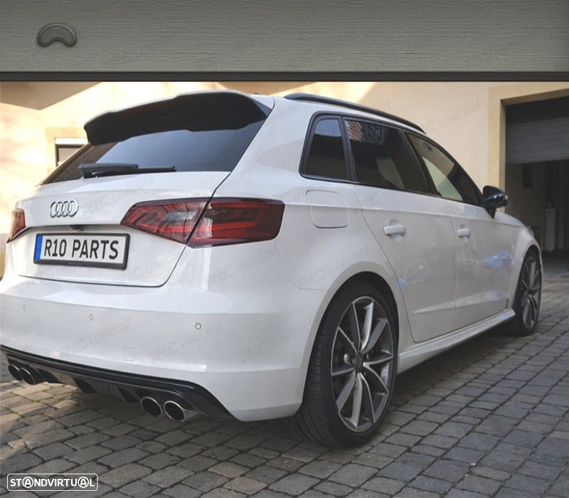 EMBALADEIRAS LATERAIS AUDI A3 8V SPORTBACK 12-16 LOOK S LINE - 4