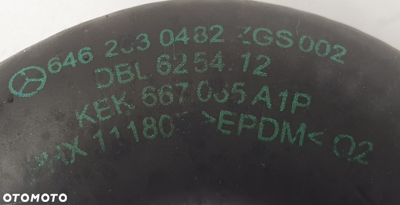 WĄŻ RURA WODY MERCEDES W203 2.2 CDI 6462030482 - 2