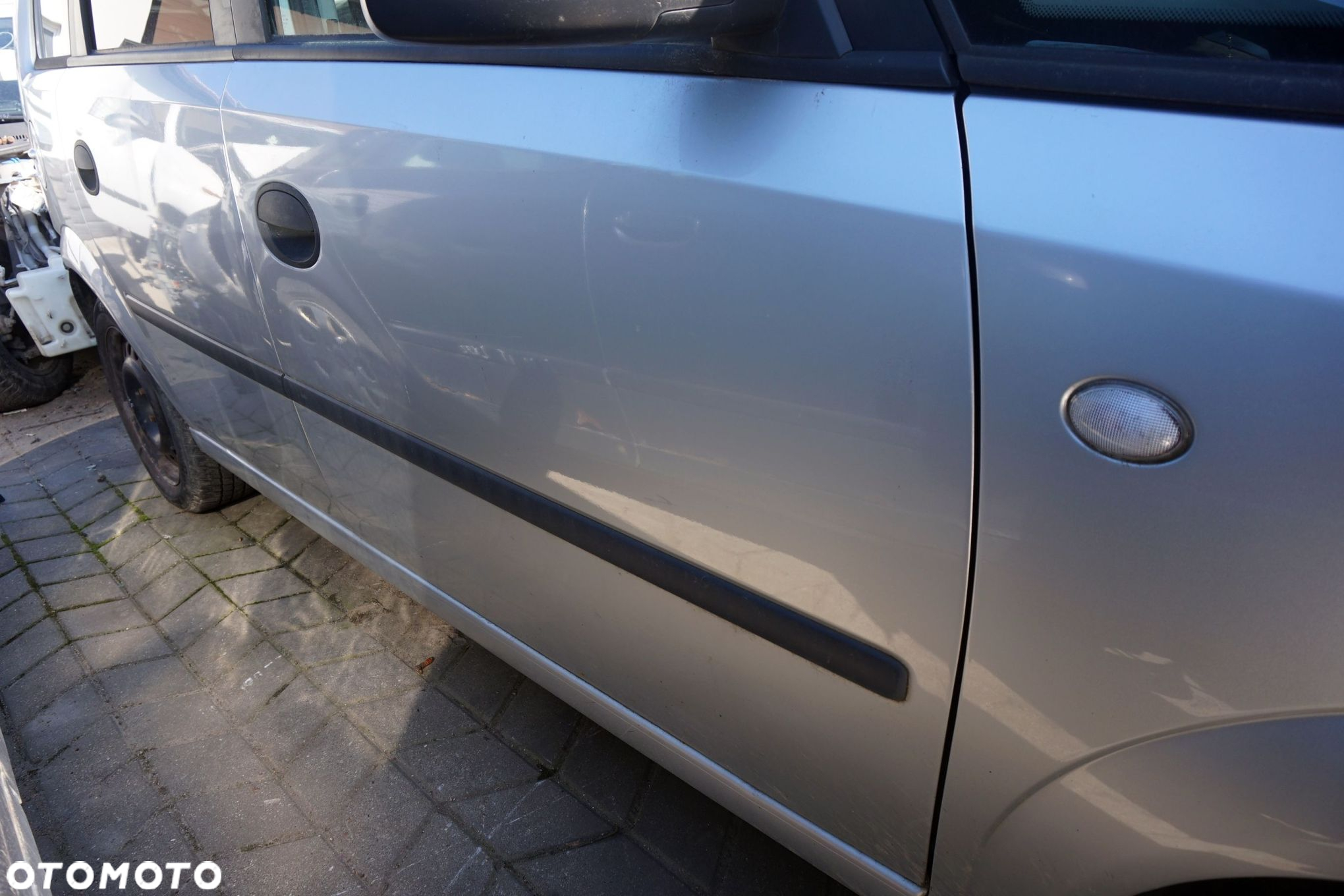 DRZWI PRZEDNIE PRAWE MERIVA A Z157  SREBRNY OPEL 2003-2005 - 4