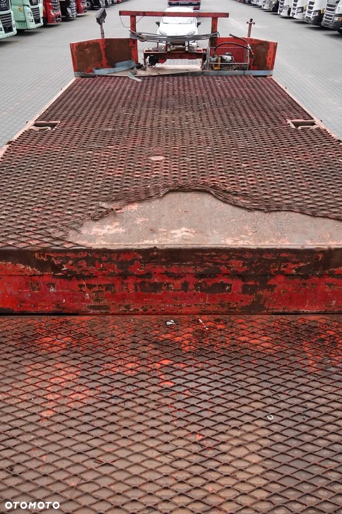 Faymonville VEREM NACZEPA LAWETA NISKOPODWOZIE / NAJAZDY HYDRAULICZNE / 3 OSIOWA / DMC: 34 tony / WAGA: 11 500 kg / - 16