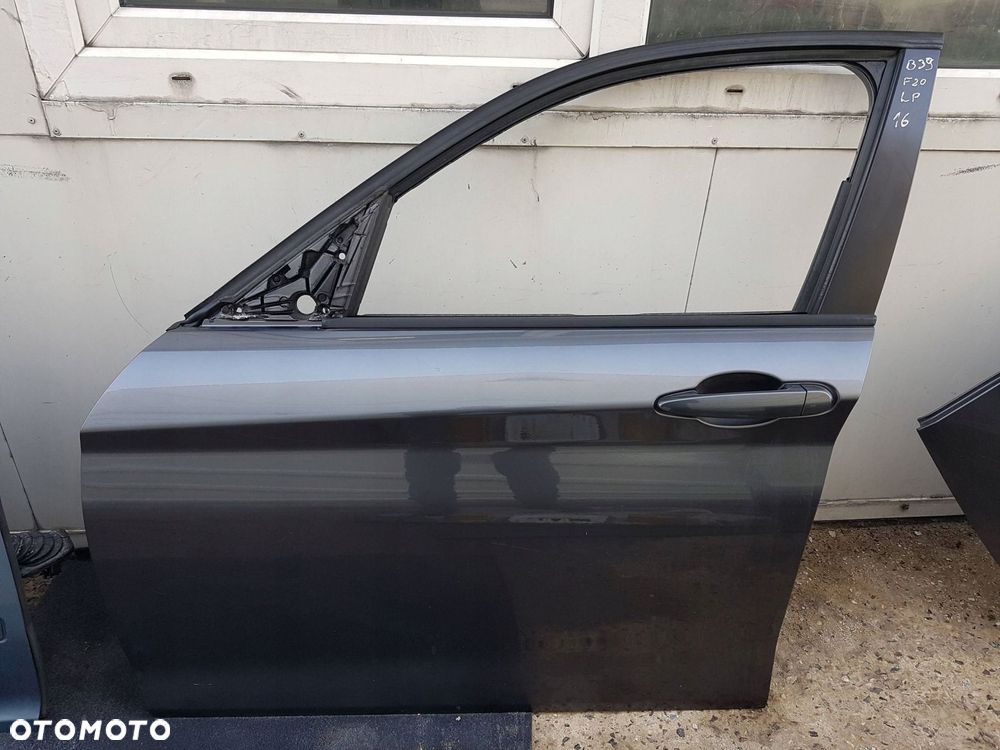 BMW 1 F20 11-19r DRZWI LEWE PRZÓD PRZEDNIE B39 MINERALGRAU - 1