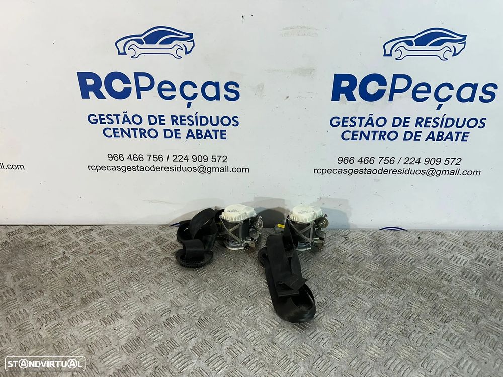 .Conjunto Cinto De Segurança Frente Frontal Esquerdo Direito Original PSA Citroen DS DS3 2009 - 2016