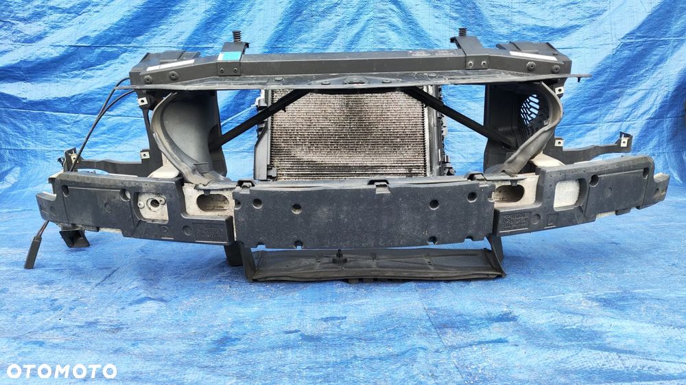 PAS PRZEDNI WZMOCNIENIE BELKA PRZÓD CHŁODNICA WODY KLIMATYZACJI WENTYLATOR KOMPLET BMW E63 E64 LCI LIFT 3.0i N53 - 4