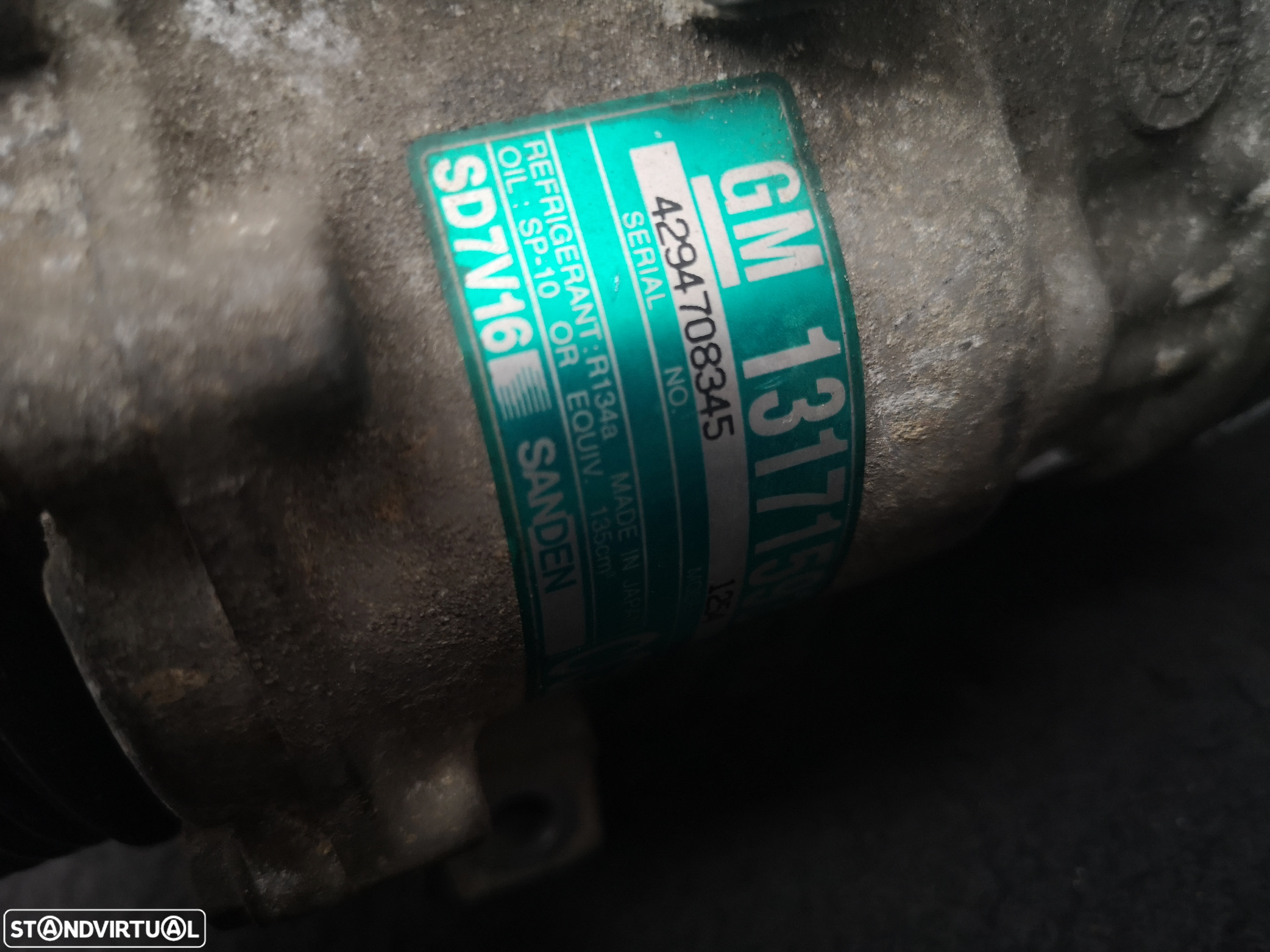 Bomba Compressor de Ar Condicionado opel vectra 2.0dti 2003 - 4