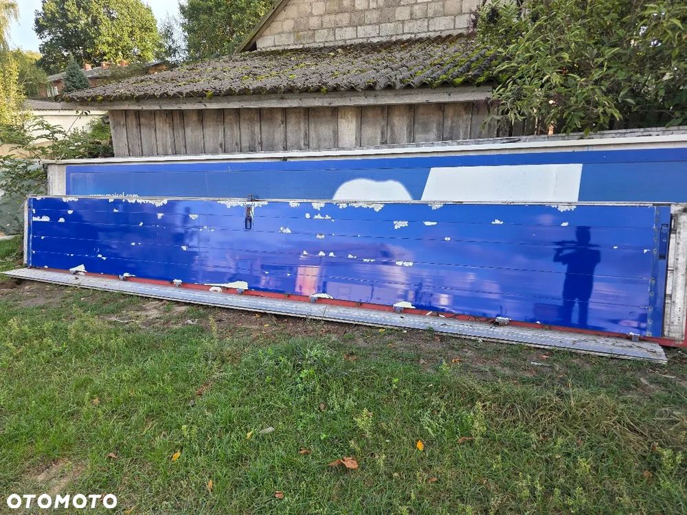 BURTY ALUMINIOWE NIEMIECKIE 7,04 x 0,90 m Z ZAWIASAMI - 2