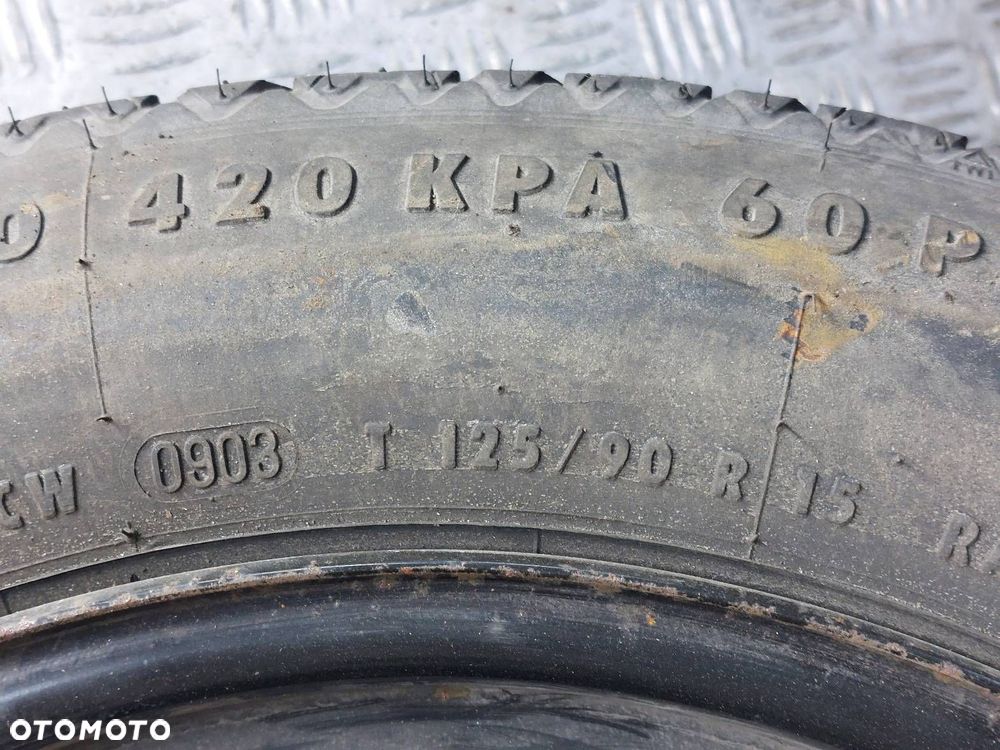 DOJAZDÓWKA 4x98 4Jx15 ET35 FI58,1 125/90R15 2003R CONTINENTAL LANCIA LYBRA - 3