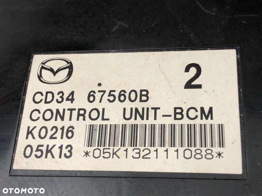 MODUŁ BCM  MAZDA 5 (CR19) 2005 - 2010 2.0 CD (CR19) 81 kW [110 KM] olej napędowy 2005 - 2010 - 4