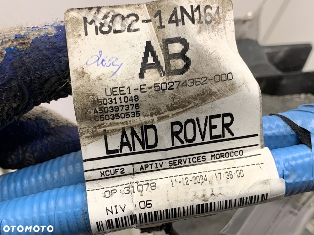 PRZEWÓD WYSOKIEGO NAPIĘCIA  LAND ROVER RANGE ROVER EVOQUE (L551) 2018 - 2022 2.0 D200 MHEV 4x4 150 - 6