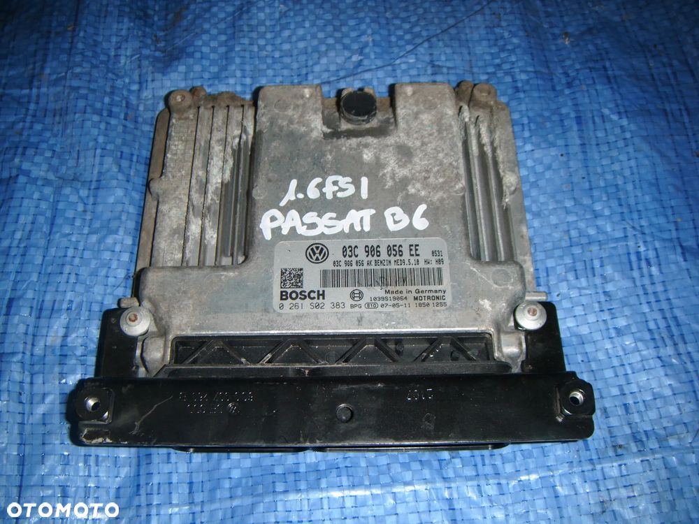 vw passat b6 1.6 fsi komputer- sterownik silnika  03c906056ee - 1