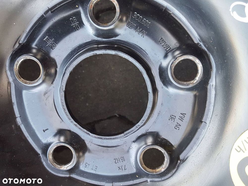 VW PASSAT B7 10-14r KOŁO ZAPASOWE 16 5X112 LEWAREK KLUCZ - 7