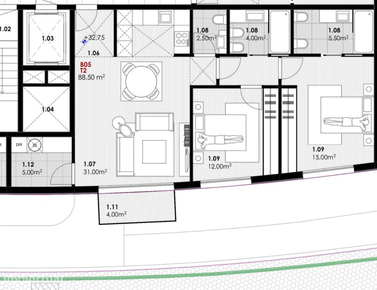 D'OURO MAR - APT T2 NOVO em Canidelo - 2027
Não preciso Intermediação - Grande imagem: 5/5