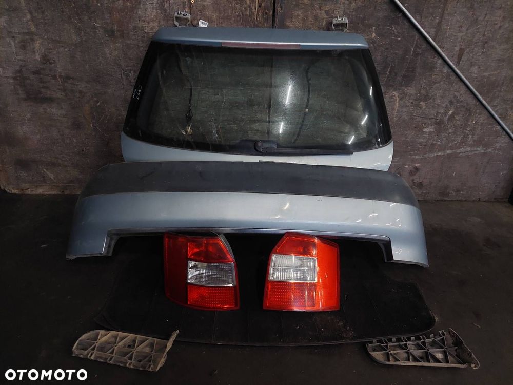 KOMPLETNY TYŁ KLAPA ZDERZAK LAMPA LAMPY AUDI A4 B6 LY7R KOMBI AVANT - 1