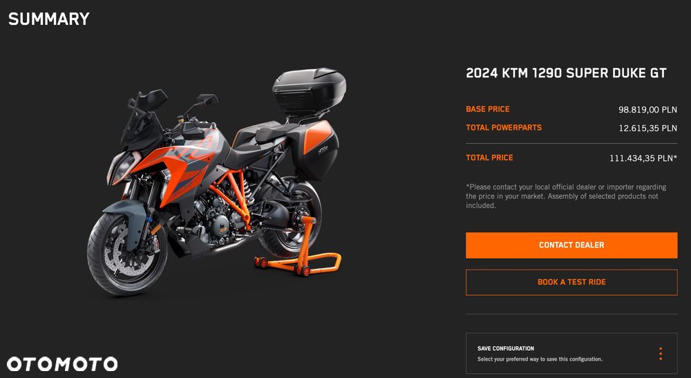 KTM Super Duke - 10
