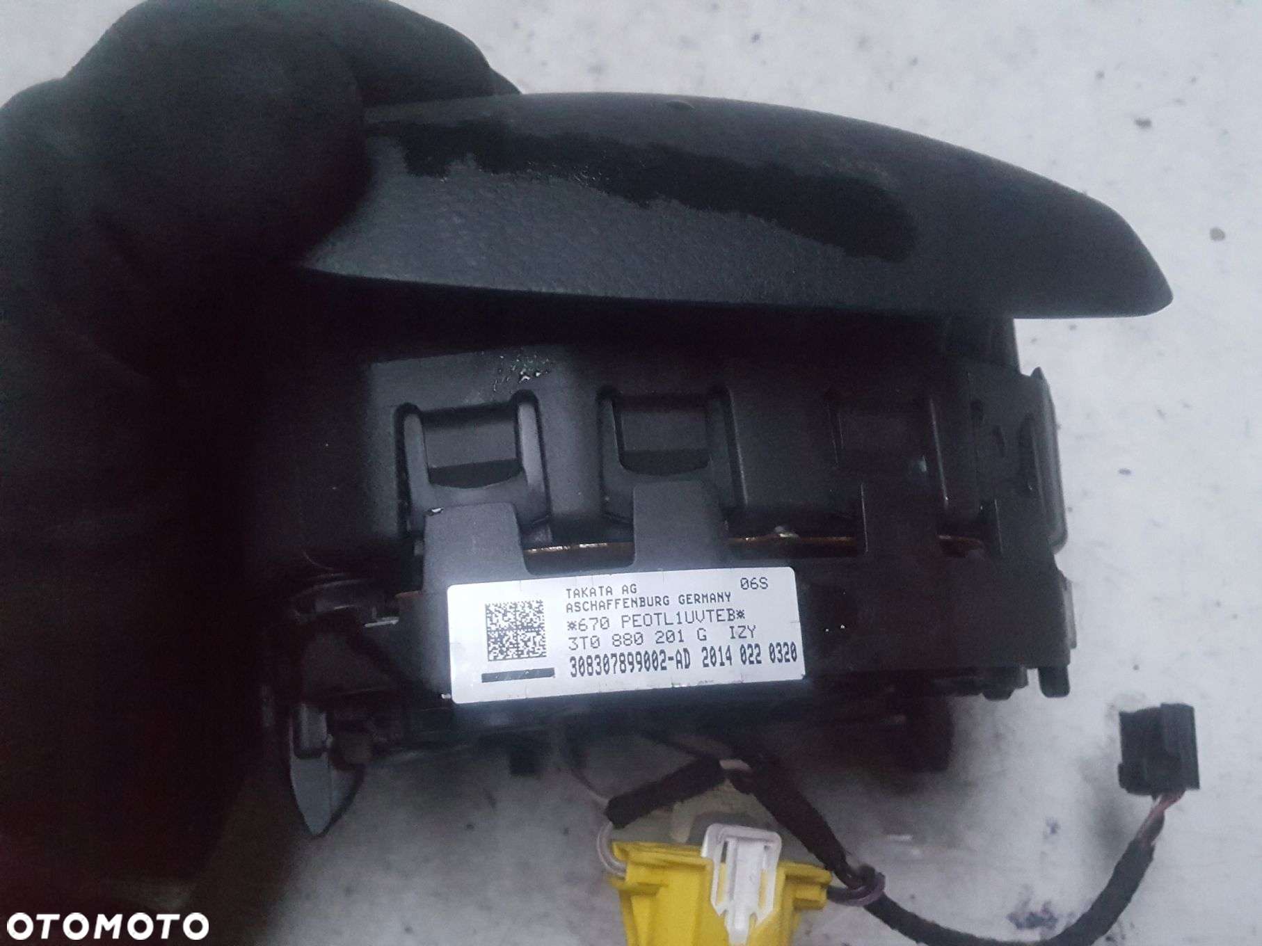 SKODA SUPERB 2 II LIFT PODUSZKA AIRBAG KIEROWCY - 2