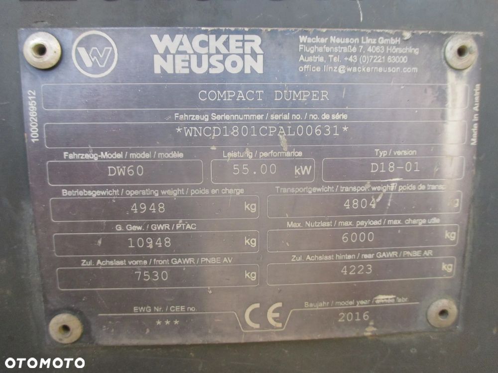 Wacker Neuson DW60 - 12