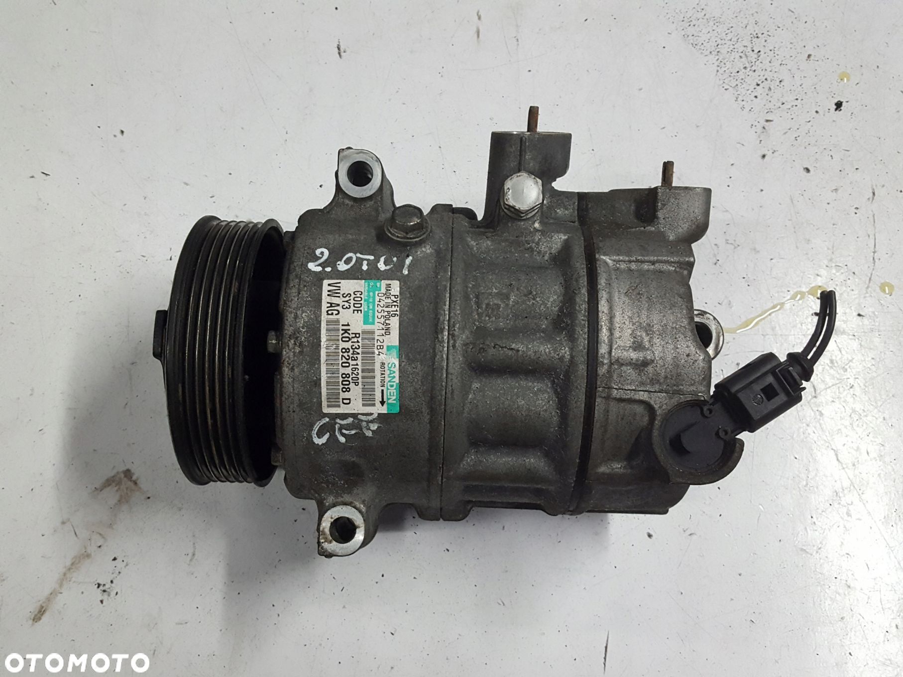 AUDI A3 8P LIFT GOLF VI 2.0 TDI SPRĘŻARKA KLIMATYZACJI 1K0820808D - 1