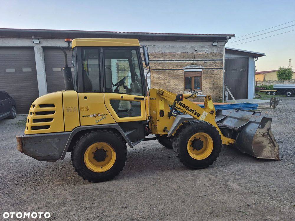 Komatsu WA65 4X4 2000R ŁADOWARKA ŁYŻKA WIDŁY SILNIK YANMAR 4 CYLINDRY DIESEL BEZ ADBLUE I TURBINY - 3