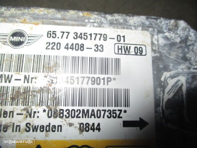 Kit Airbags 610182100C 610183700E 610182300C  275766301 6577345177901  275573502 MINI COOPER R56 2009 1.6D 110CV 5P CINZA PRTEO - 18