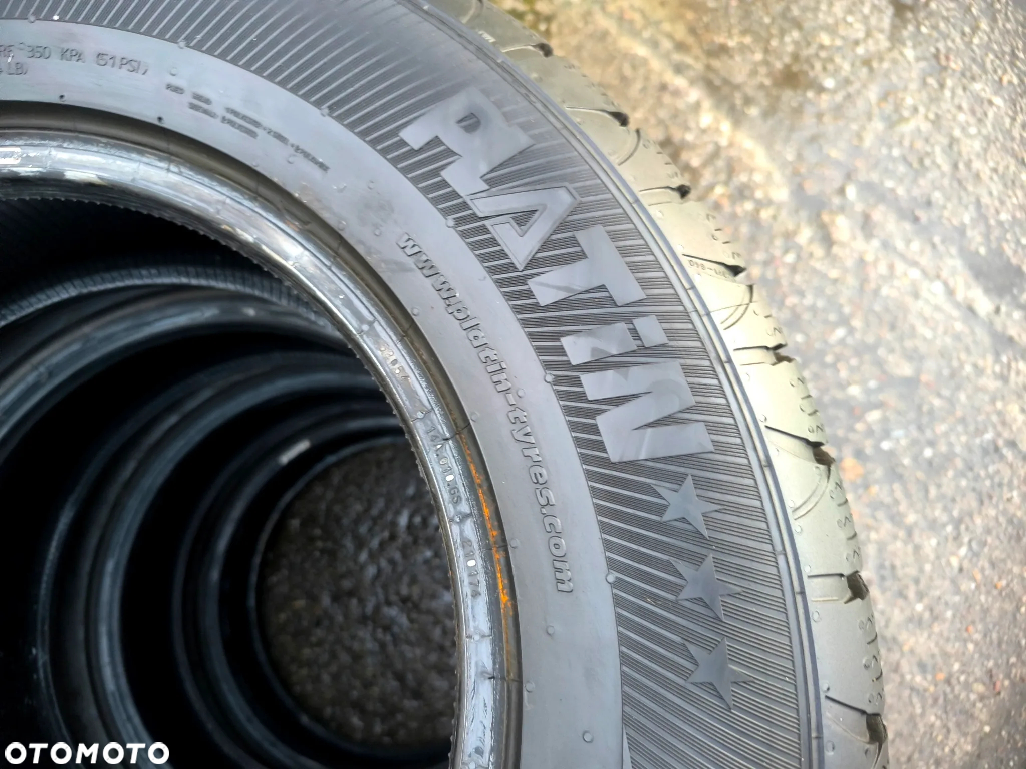 215/70R16 100H Opony zimowe zima PLATIN RP60 RP-60 WINTER 8,5mm J.NOWE Legnica ALU-RAD 215/70 22r. - 11
