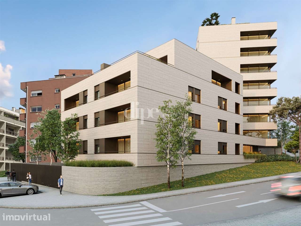 Apartamento T2 em construção no novo condomínio privado, Guimarães - Grande imagem: 2/7