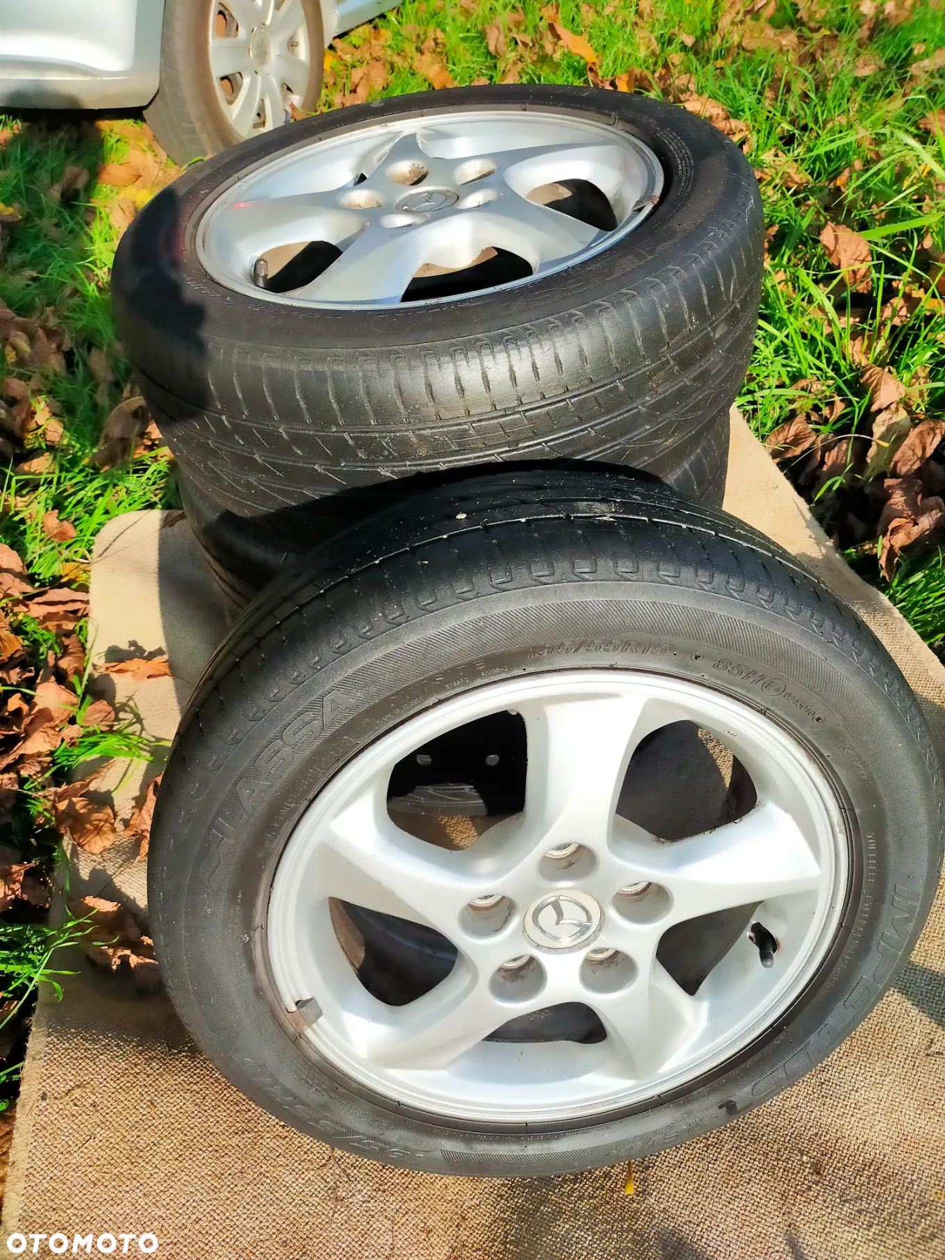 Alufelgi 5x108 z oponami letnimi 195x55x15 - 1