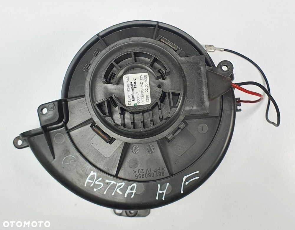 WENTYLATOR DMUCHAWA NAWIEWU OPEL ASTRA III H 52407543 EUROPA - 3