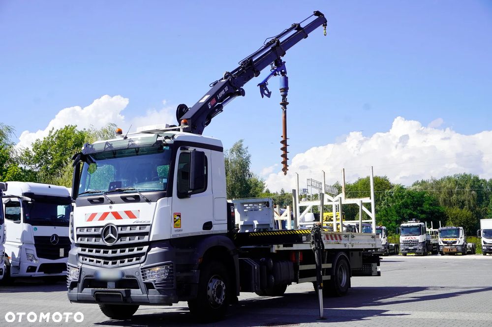 Mercedes-Benz Arocs 1833 4×2 / 50 tys. km! / HDS HIAB X-HIPRO 192 ES-3 / Pilot / Wiertło / 3 szt._260553 - 10
