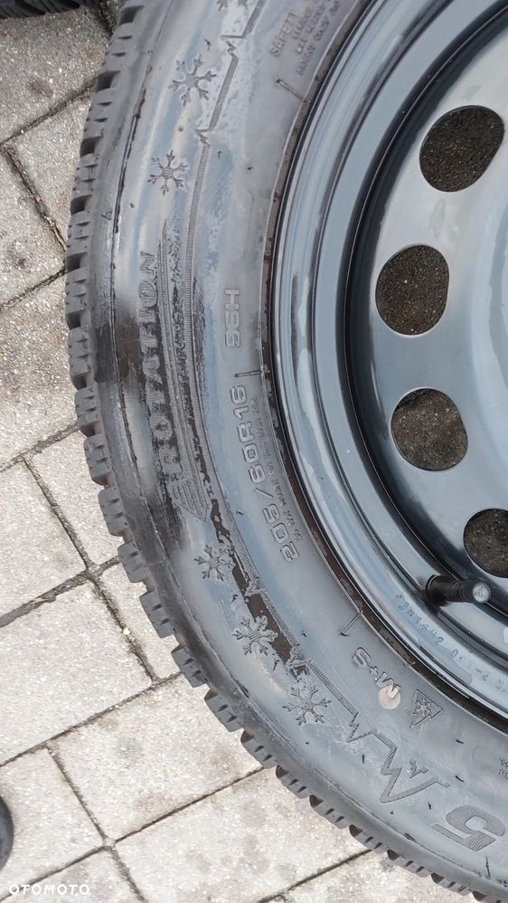 Komplet felg stalowych 5x100 et35 6x16 VW T-CROSS POLO VI TAIGO KAMIQ IBIZA V VI TOLEDO III IV FABIA IV 2Q0601027H 205/60r16 - 5