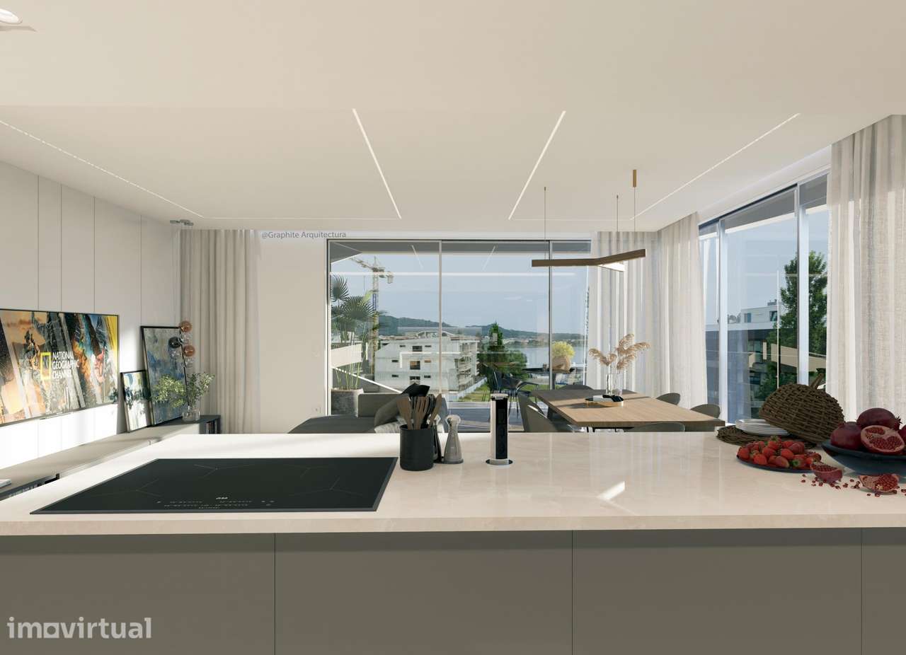Apartamento T2 de Luxo no Parque da Cidade, Viana do Castelo - Grande imagem: 3/12