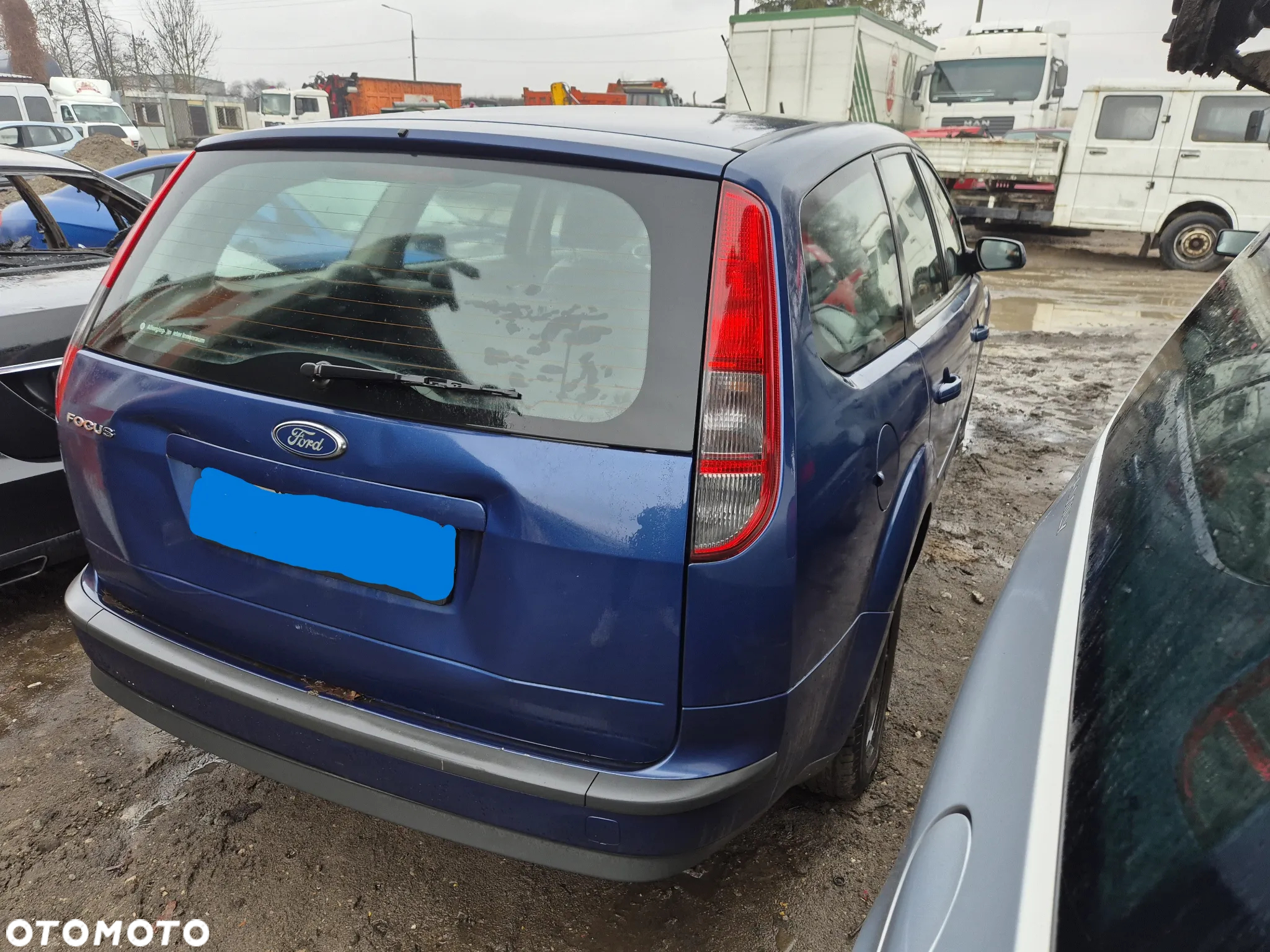 FORD FOCUS MK2 KOMBI 36 maska pokrywa silnika klapa bagażnika zderzak lampa reflektor pas przedni stop lampy halogeny - 4