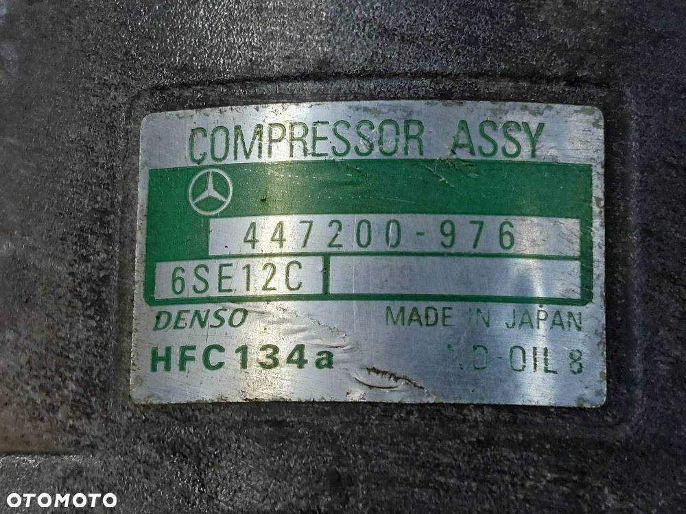 SPRĘŻARKA KOMPRESOR KLIMATYZACJI MERCEDES-BENZ W168 A160 1.6 8V 447200-976 - 2