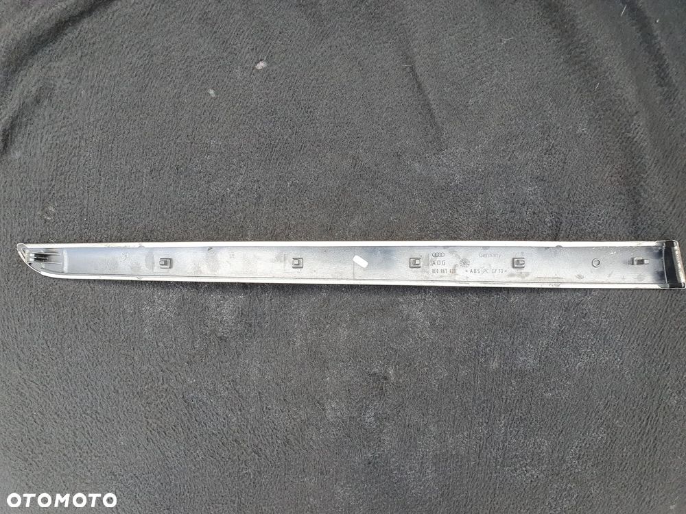 AUDI A4 B6 LISTWA OZDOBNA DEKOR DRZWI PRAWY TYŁ 8E0867420 ALUMINIUM S-LINE - 4