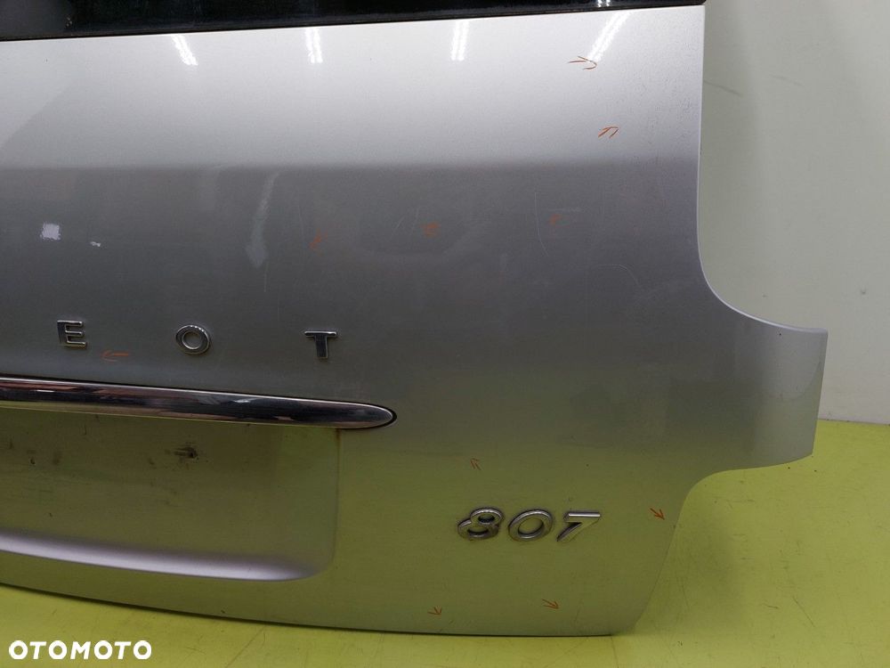 Klapa tył tylna BAGAŻNIKA PEUGEOT 807 2002–2014 EZR SREBRNY - 4