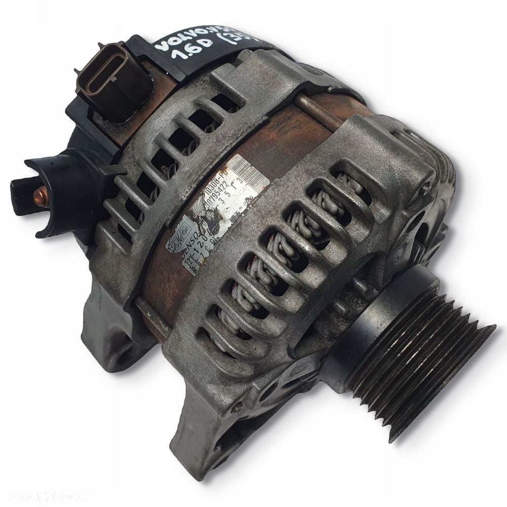 ALTERNATOR Volvo S40 II V50 Ford C-Max 1.6 TDCI 3M5T10300PD 30795422 120A - 1
